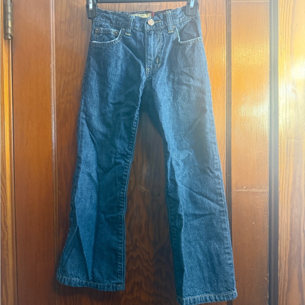 👖 Old Navy Kids Dark Wash Adjustable Bootcut Jeans – Size 7 Slim